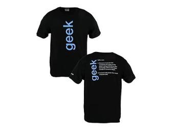 Attention Geeks & Girlfriends of Geeks! MicroSoft geek Definition T-Shirt (L)