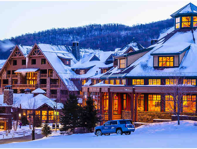 A THREE-NIGHT STAY in a 3-bedroom penthouse in Stowe, Vermont