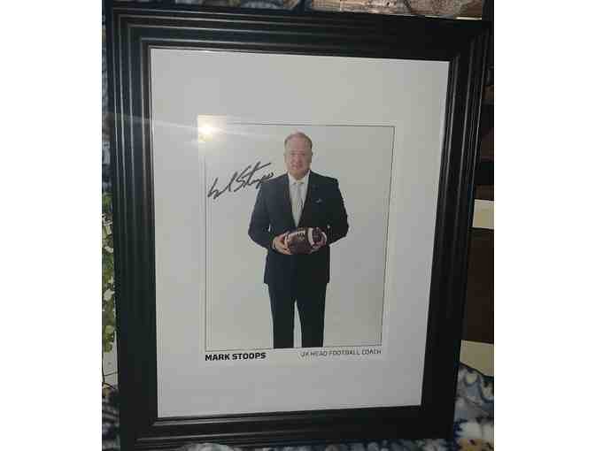 Mark Stoops Autographed Picture