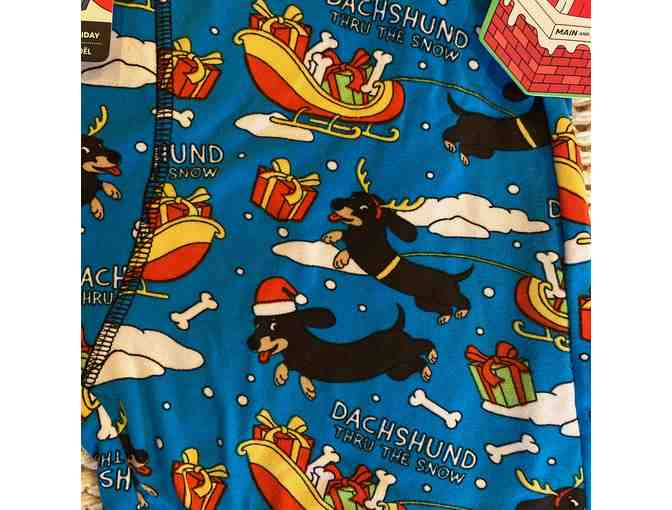 Men's Boxer Briefs, Size M, Dachshund thru the Snow! - Photo 2