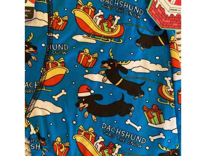Men's Boxer Briefs, Size L, Dachshund thru the Snow! - Photo 2