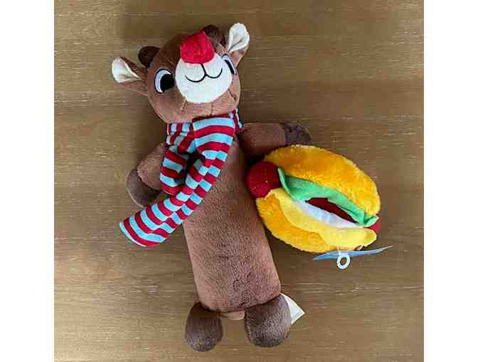 Rudolph and Friend Plush Dog Toy Set - Photo 1