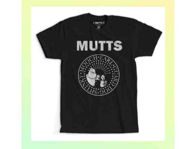 Mutts Black Crew T-shirt! 100% Cotton - Size XL - Photo 1