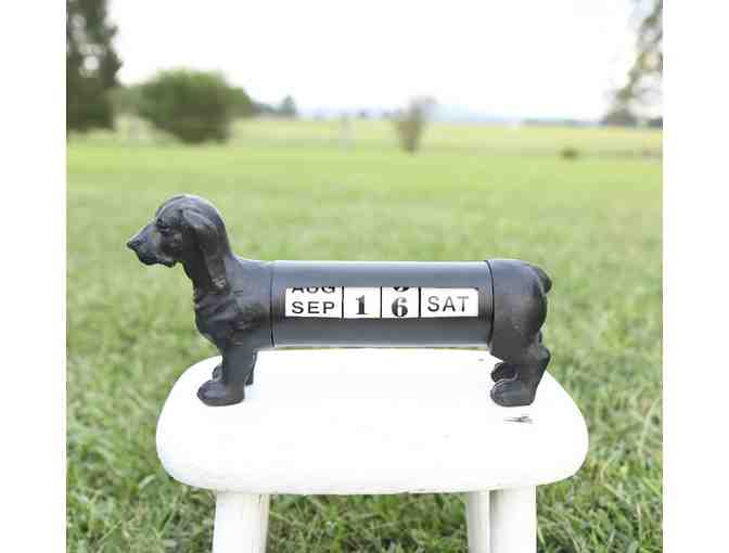 Dachshund Perpetual Calendar - Highly Collectible - unique and difficult to find treasure! - Photo 1