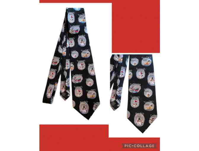 Neck Tie - American Greetings 2004 - Lots of Dogs! 100% Silk - Photo 2