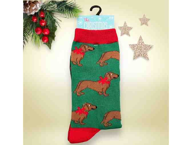 Socks! Dachshund holiday socks - Photo 1