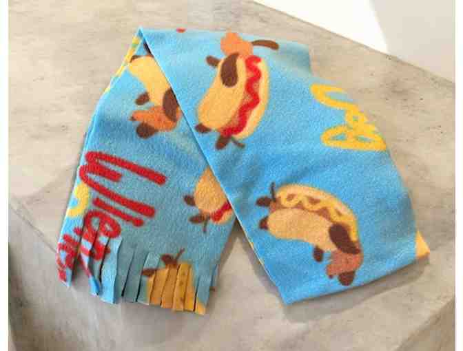 Fun Fleece Wiener Dog Scarf - Photo 1