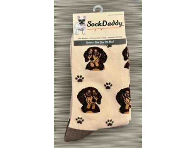 Sock Daddy Brand Unisex Dachshund Socks - Photo 1