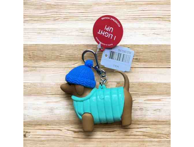 Bath and Body Works Light-Up Bundled Up Dachshund PocketBac Holder - Photo 1