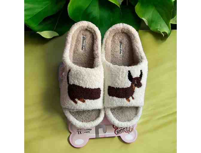 Dachshund Slippers by Moon Cake! Size Extra Large (11-12) - Photo 2