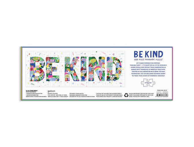 BE KIND 1000 Piece Panaramic Puzzle