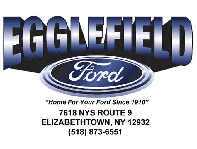 Egglefield Bros. Ford $50 Gift Certificate