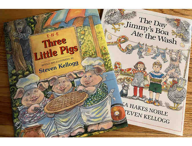Steven Kellogg Signed Book Set