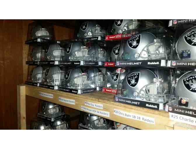 Autographed NFL Mini Helmets - Your Choice of Player/Team
