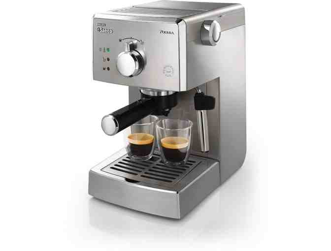 Philips Saeco HD8327/47 Poemia Top Espresso Machine, Stainless Steel