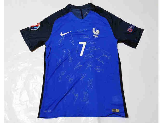 2016 France Euro Cup Team Signed Soccer Jersey