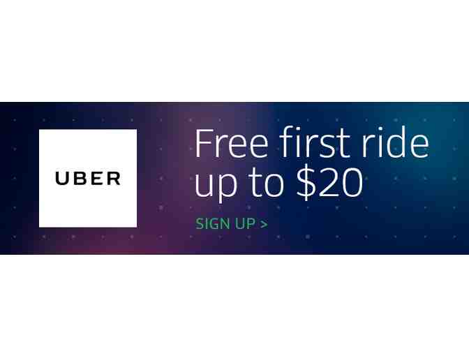 UBER $20 Free First Ride