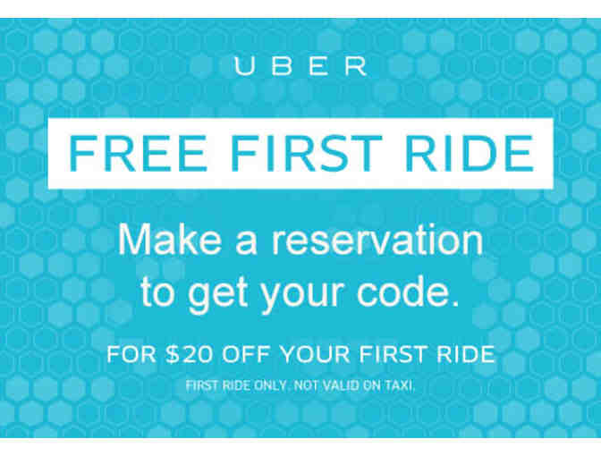 UBER $20 Free First Ride