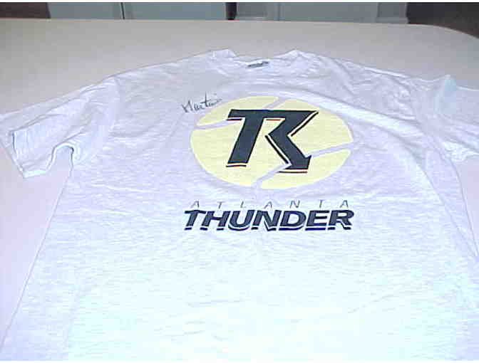 Martina Navratilova Atlanta Thunder Signed Shirt