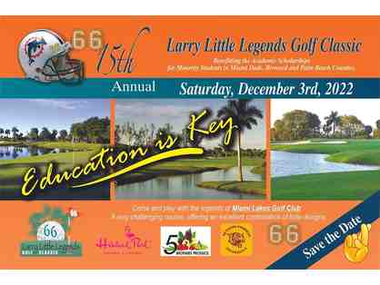15th Annual Larry Little Legends Golf Classic Package 4 Golfers