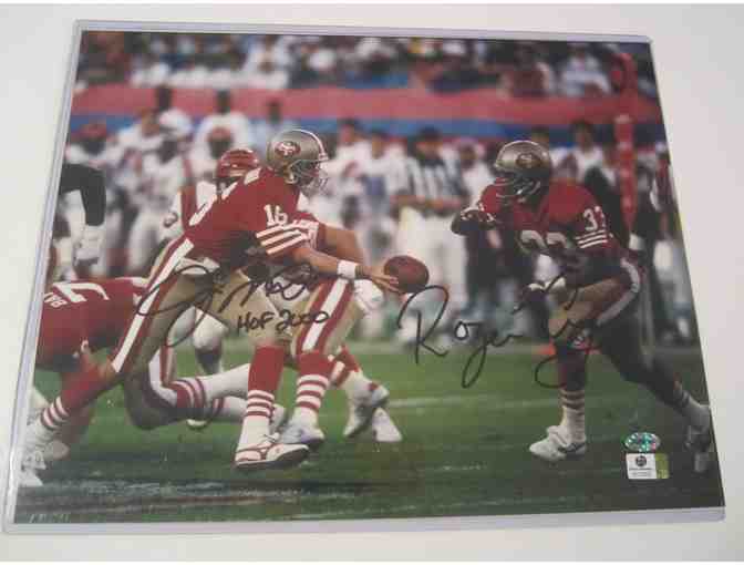 Joe Montana/Roger Craig Autographed Photo
