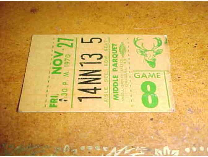 1970 New York Knicks v Milwaukee Bucks Ticket - Photo 1