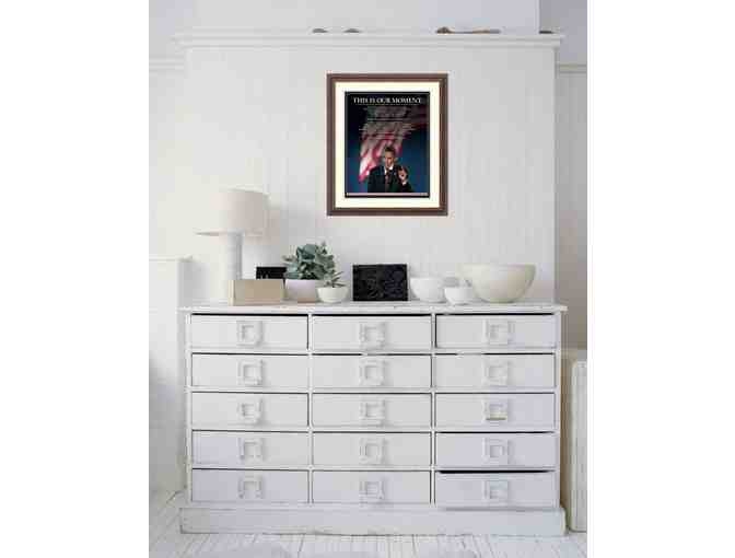Framed Art Print 'Barack Obama: This is Our Moment'