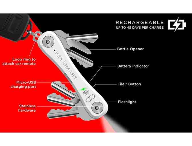 KeySmart Pro with Tile Smart Location