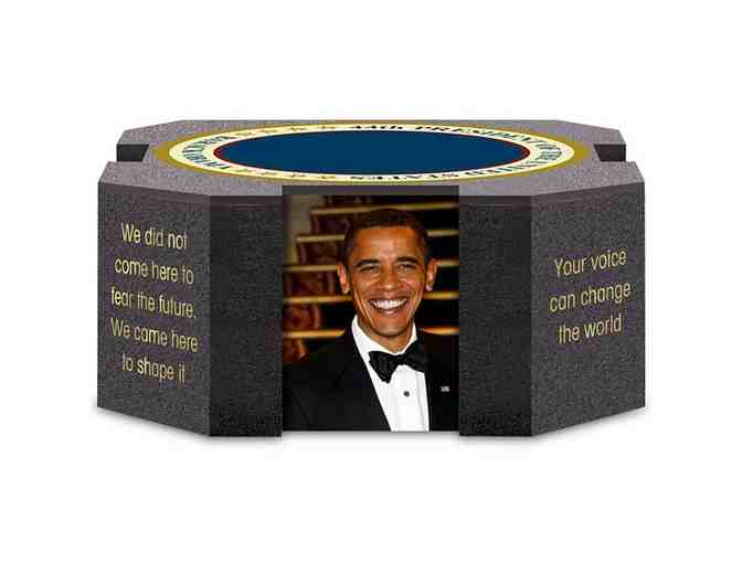 President Barack Obama Farewell Sculpture With Quotes Photos by The Hamilton Collection