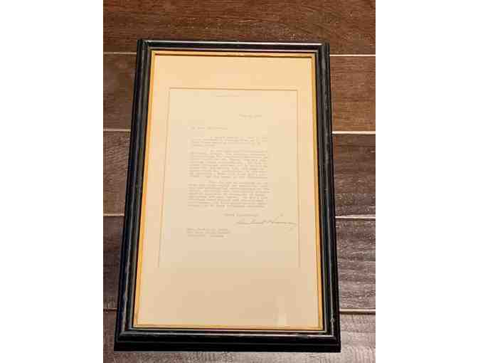1934 President Herbert Hoover Autographed Letter - Photo 1