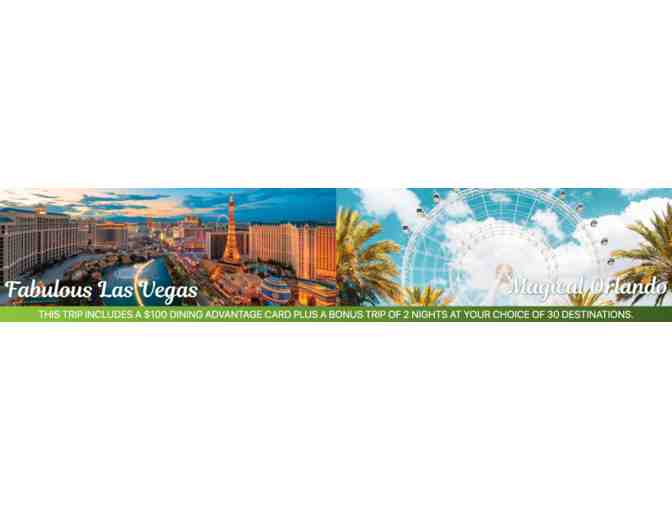 2-Night Stay in Las Vegas or Orlando (For Every Online Participant) NO COST - Photo 1