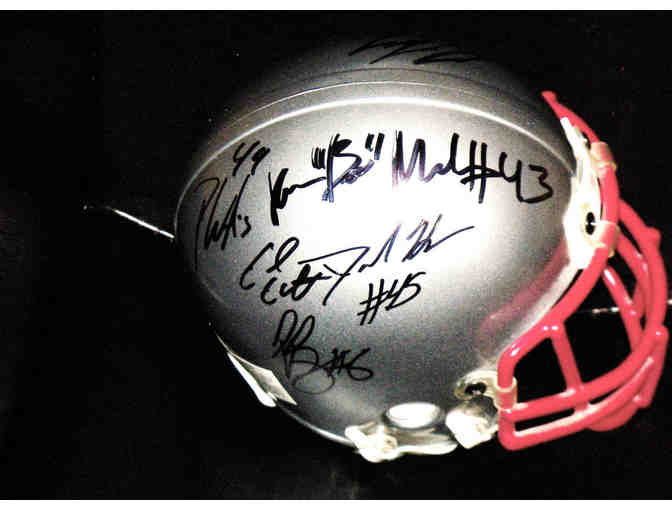 2007 Senior Bowl LB signed helmet