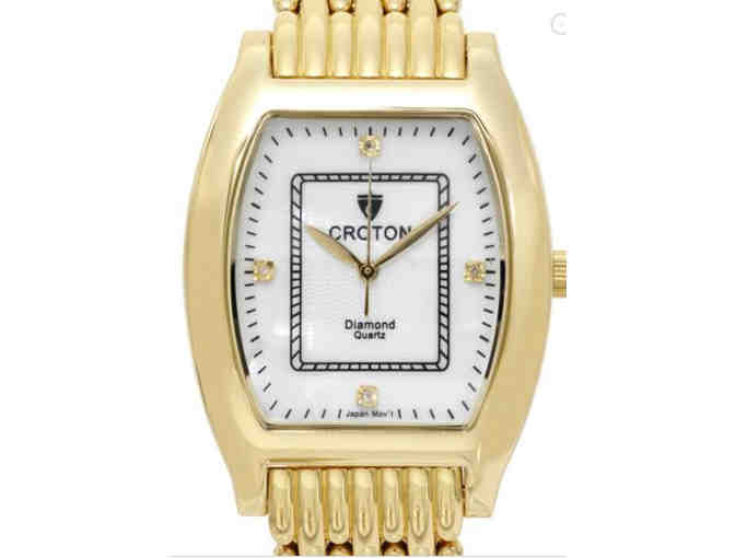 New from Croton!  Gold Women's Watch with Diamonds!