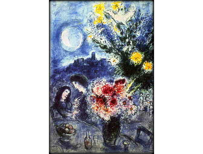 'SOUVENIR D'UNE SOIREE' by Marc Chagall:  A3 Giclee Print or LARGE CANVAS PRINT!