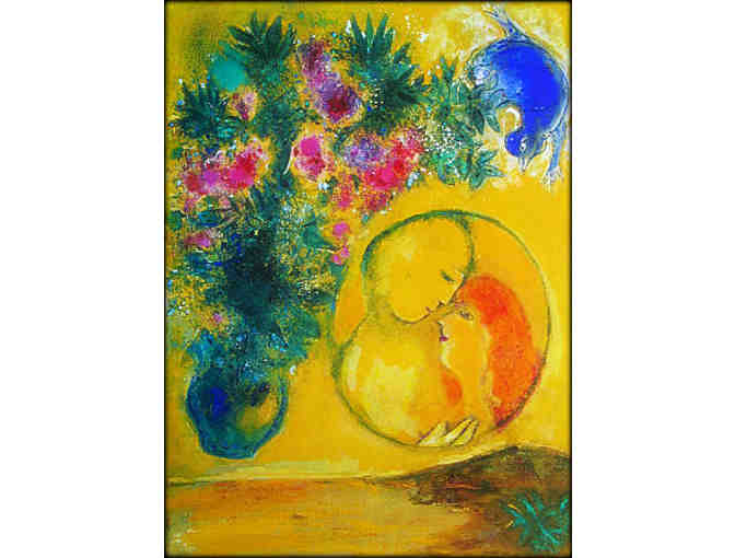 'SUN AND MIMOSAS' by Marc Chagall:  A3 Giclee or LARGE CANVAS PRINT!