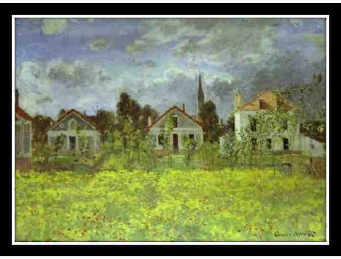 'HOUSES AT ARGENTEUIL' by Claude Monet:  A3 Giclee Print or LARGE CANVAS PRINT!
