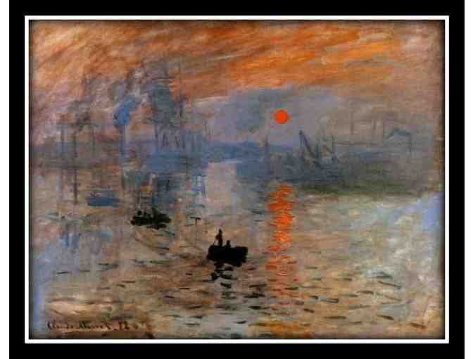 'IMPRESSION ON SUNRISE' by Claude Monet: A3 Giclee or LARGE CANVAS PRINT!