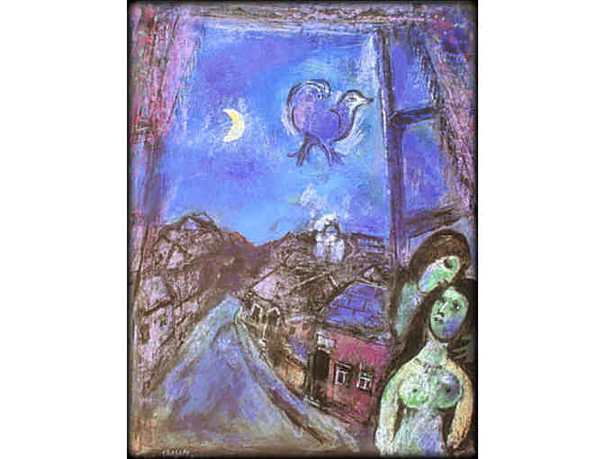 'WINDOW IN THE EVENING' by Marc Chagall:  A3 Giclee Print or LARGE CANVAS PRINT!