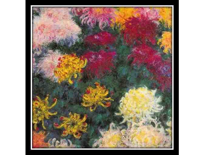 'CHRYSANTHEMUMS/DETAIL' by Claude Monet:  A3 Giclee or LARGE CANVAS PRINT!