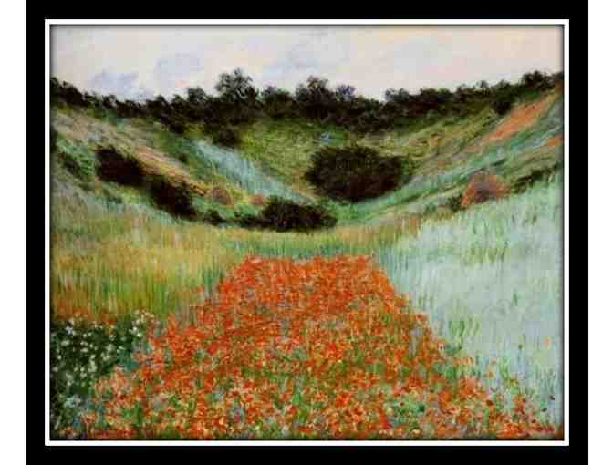 'POPPY FIELD NEAR GIVERNY' by Claude Monet:  A3 Giclee or LARGE CANVAS PRINT!