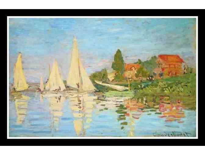 'REGATTA AT ARGENTEUIL' by Claude Monet:  A3 Giclee or LARGE CANVAS PRINT!