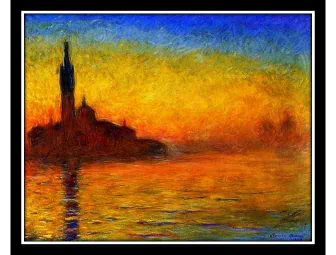 'SAN GIORGIO MAGGIORE AT DUSK' by Claude Monet: A3 Giclee or LARGE CANVAS PRINT!
