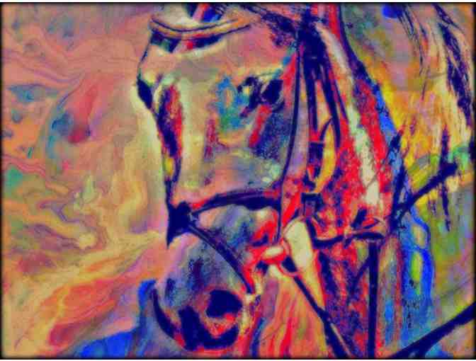 'Year of the Horse' by WBK:  HUGE!!! 40x60' limited edition CANVAS!