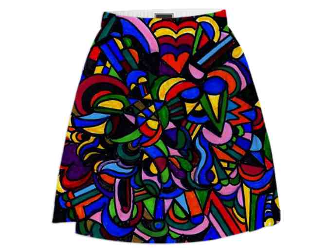 * THE SHAPE OF THINGS:  ART SKIRT! by WBK