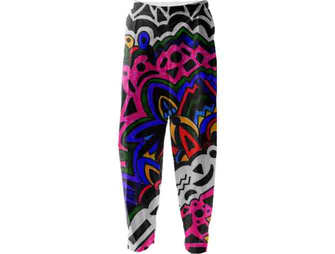 'ALIENS AND POP ARTISTS' by WBK:  UNISEX!! 100% COTTON Relaxed Pant