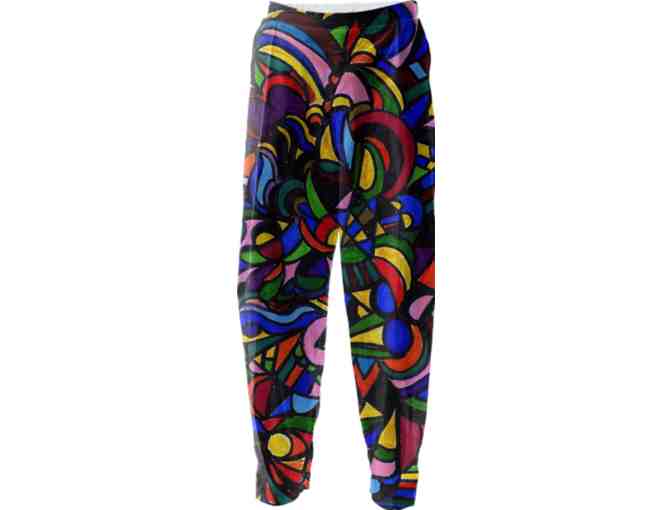 'THE SHAPE OF THINGS' by WBK:  UNISEX! 100% COTTON, Relaxed Pant