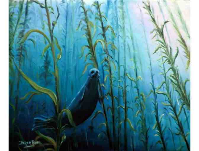 'Seal and Seaweed' by Artist Derek Rutt