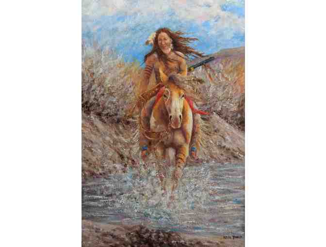 12x9' CANVAS:  'Crazy Horse' by Neil Jones