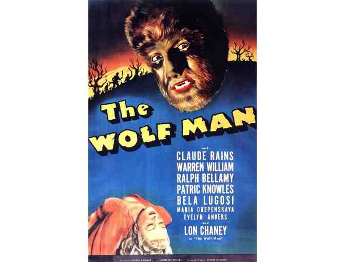 'The Wolfman' Vintage Movie Poster A3 Giclee Print