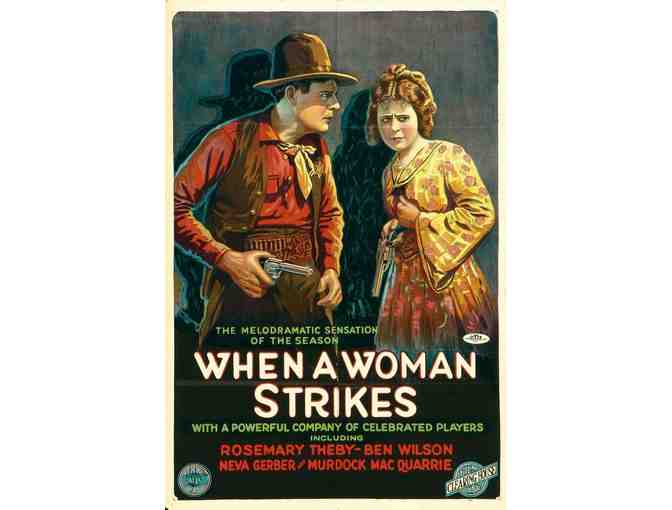 'When A Woman Strikes' Vintage Movie Poster A3 Giclee Print
